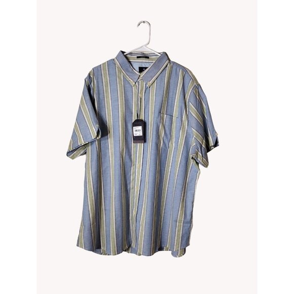 Ben Sherman Shirt 2xl Striped Stretch Button Down - Picture 1 of 13